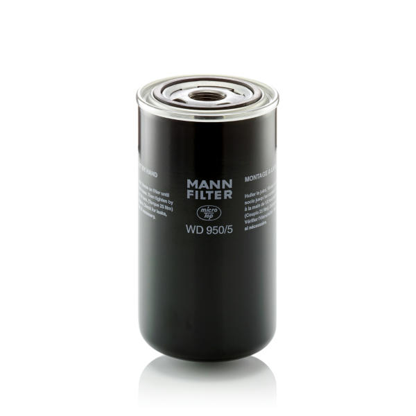Filtr, pracovní hydraulika MANN-FILTER WD 950/5