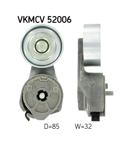 Napínací kladka, žebrovaný klínový řemen SKF VKMCV 52006
