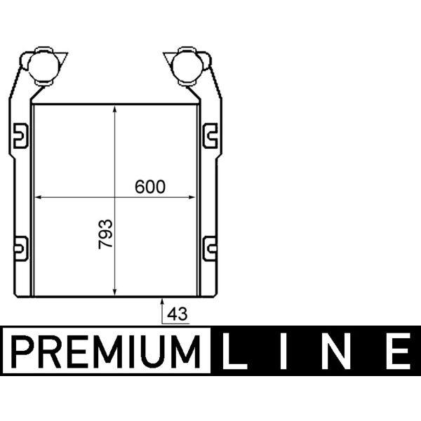 Chladič turba MAHLE CI 398 000P