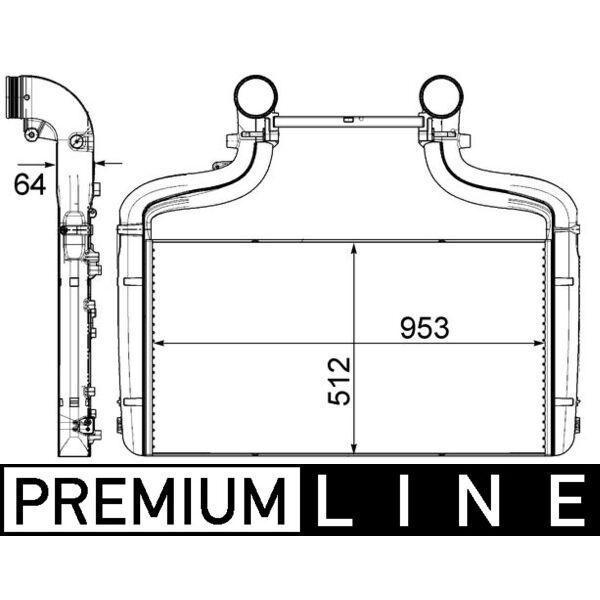 Chladič turba MAHLE CI 454 000P