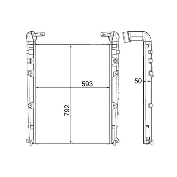 Chladič turba MAHLE CI 455 000P