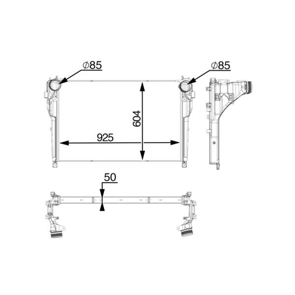 Chladič turba MAHLE CI 556 000P