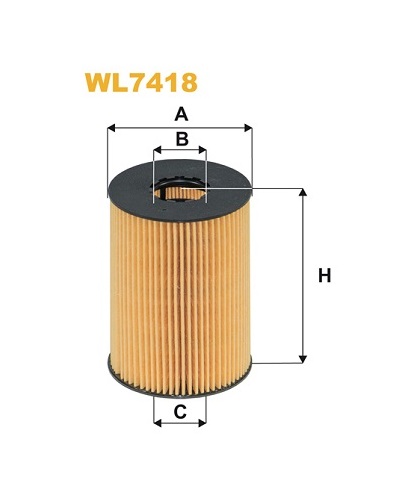 Olejový filtr WIX FILTERS WL7418