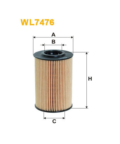 Olejový filtr WIX FILTERS WL7476