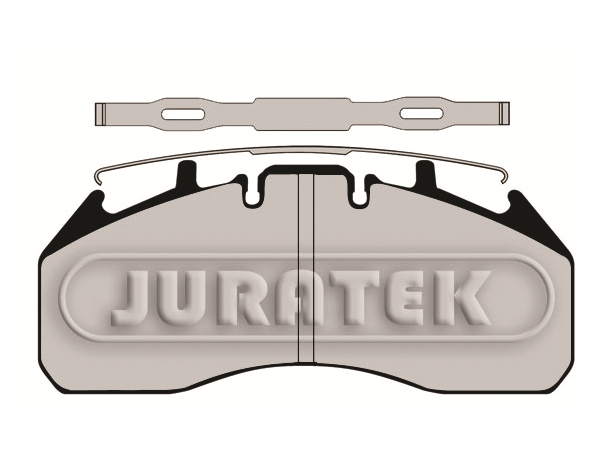 Sada brzdových destiček, kotoučová brzda JURATEK JCP006