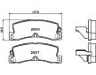 Sada brzdových destiček, kotoučová brzda HELLA 8DB 355 005-691
