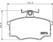 Sada brzdových platničiek kotúčovej brzdy HELLA 8DB 355 006-021