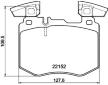 Sada brzdových destiček, kotoučová brzda HELLA 8DB 355 039-981