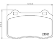 Sada brzdových destiček, kotoučová brzda HELLA 8DB 355 006-591