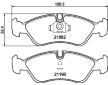 Sada brzdových destiček, kotoučová brzda HELLA 8DB 355 007-761