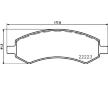 Sada brzdových platničiek kotúčovej brzdy HELLA 8DB 355 023-331