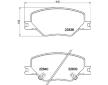 Sada brzdových destiček, kotoučová brzda HELLA 8DB 355 039-061