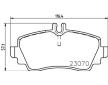 Sada brzdových destiček, kotoučová brzda HELLA 8DB 355 018-281