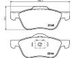 Sada brzdových destiček, kotoučová brzda HELLA 8DB 355 010-911