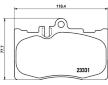 Sada brzdových destiček, kotoučová brzda HELLA 8DB 355 009-861