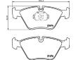 Sada brzdových destiček, kotoučová brzda HELLA 8DB 355 009-651