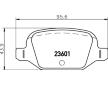 Sada brzdových destiček, kotoučová brzda HELLA 8DB 355 009-551