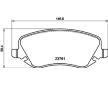 Sada brzdových destiček, kotoučová brzda HELLA 8DB 355 018-761