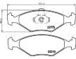 Sada brzdových platničiek kotúčovej brzdy HELLA 8DB 355 008-511