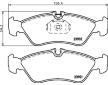 Sada brzdových destiček, kotoučová brzda HELLA 8DB 355 014-401