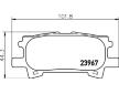 Sada brzdových destiček, kotoučová brzda HELLA 8DB 355 010-621