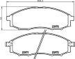 Sada brzdových destiček, kotoučová brzda HELLA 8DB 355 010-671