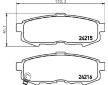 Sada brzdových destiček, kotoučová brzda HELLA 8DB 355 012-021