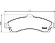 Sada brzdových platničiek kotúčovej brzdy HELLA 8DB 355 012-811