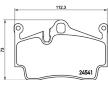 Sada brzdových destiček, kotoučová brzda HELLA 8DB 355 013-311