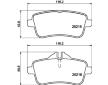 Sada brzdových destiček, kotoučová brzda HELLA 8DB 355 019-741