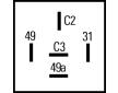 Prerusovac blinkru HELLA 4DN 009 492-101