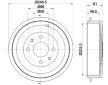 Brzdový buben HELLA 8DT 355 301-421