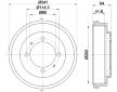 Brzdový buben HELLA 8DT 355 300-841