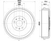 Brzdový buben HELLA 8DT 355 303-341