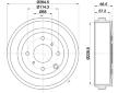 Brzdový buben HELLA 8DT 355 303-231