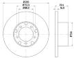 Brzdový kotouč HELLA 8DD 355 100-201