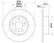 Brzdový kotouč HELLA 8DD 355 101-971