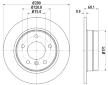 Brzdový kotouč HELLA 8DD 355 127-051