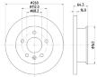 Brzdový kotouč HELLA 8DD 355 102-621