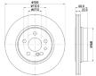 Brzdový kotouč HELLA 8DD 355 102-711