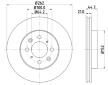 Brzdový kotouč HELLA 8DD 355 103-121