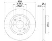 Brzdový kotouč HELLA 8DD 355 105-031