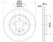 Brzdový kotouč HELLA 8DD 355 106-751