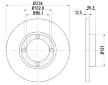 Brzdový kotouč HELLA 8DD 355 107-011