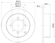 Brzdový kotouč HELLA 8DD 355 107-331