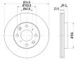 Brzdový kotouč HELLA 8DD 355 108-151