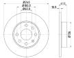 Brzdový kotouč HELLA 8DD 355 108-311