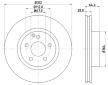 Brzdový kotouč HELLA 8DD 355 127-771