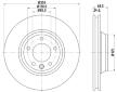 Brzdový kotouč HELLA 8DD 355 109-781