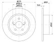 Brzdový kotouč HELLA 8DD 355 110-551